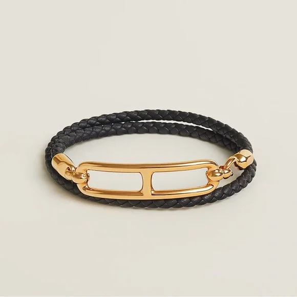 Hermes Jewelry Hermes Double Tour Bracelet Poshmark